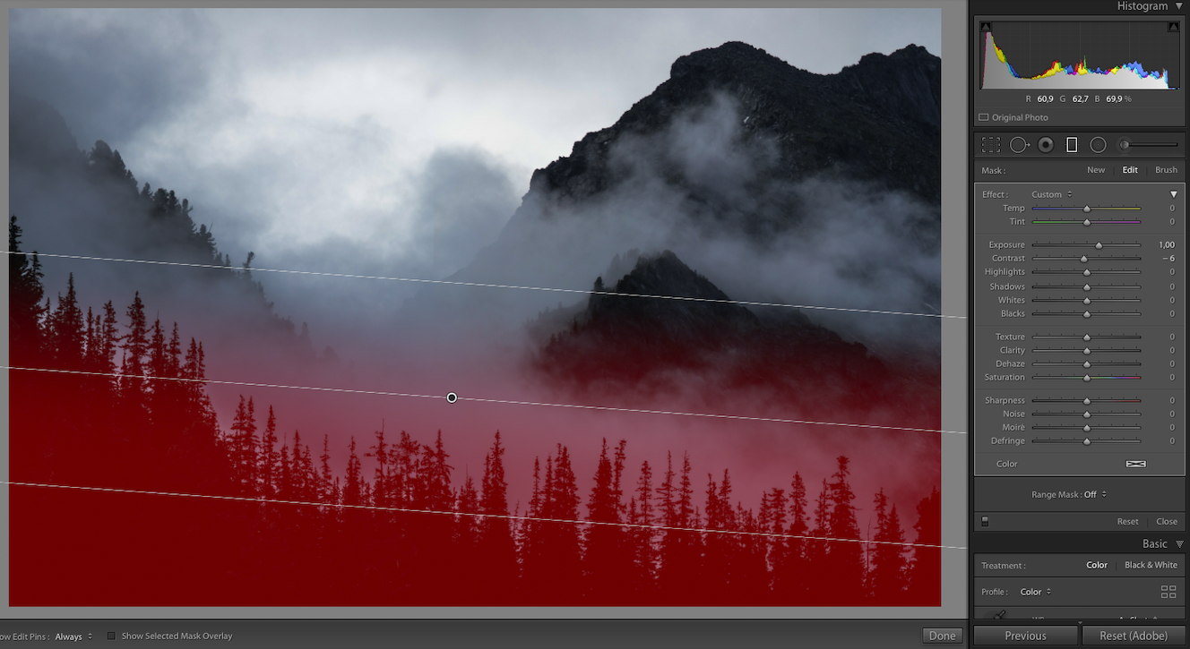 Graduated filter gjør dramtikken gradvis mer intens.