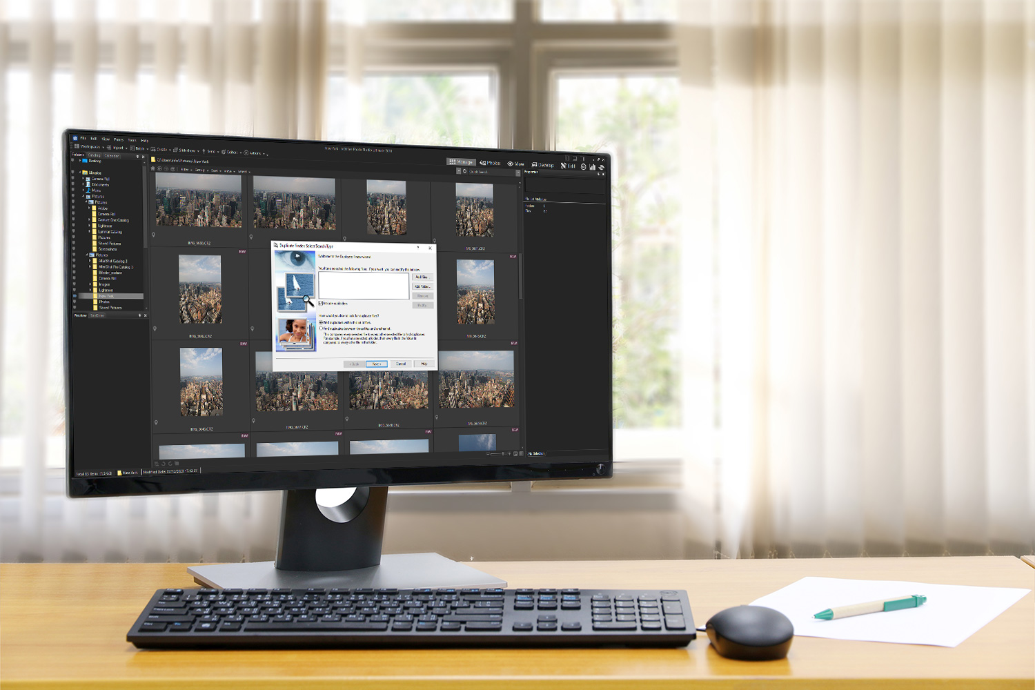 ACDSee Photo Studio Ultimate på monitor