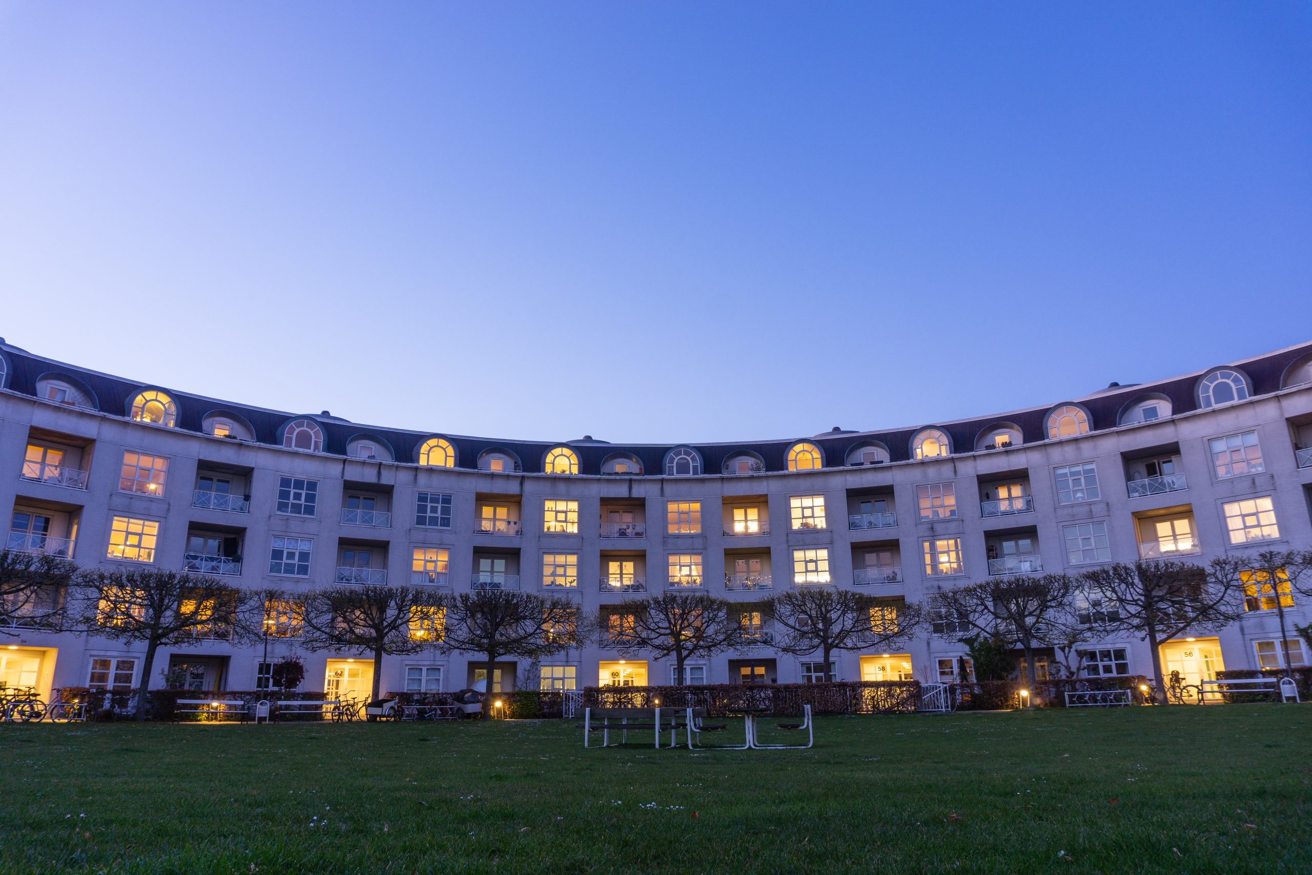 Bild från den blå timmen