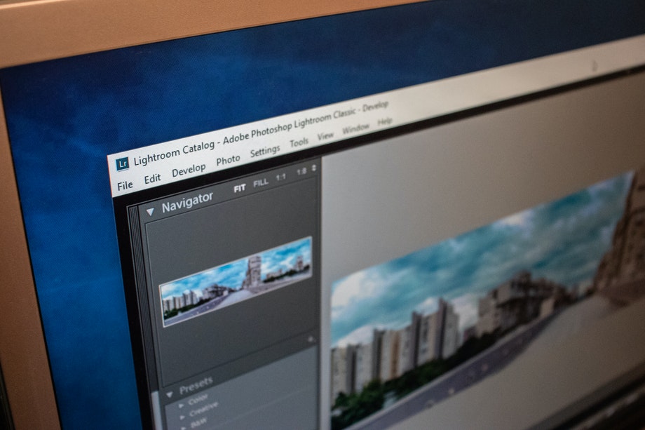Lightroom tietokoneessa