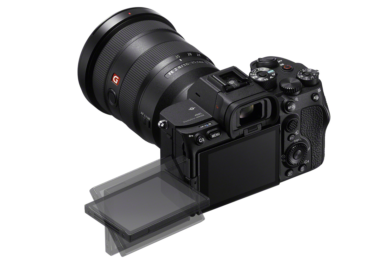 Skärmen på Sony A7S III