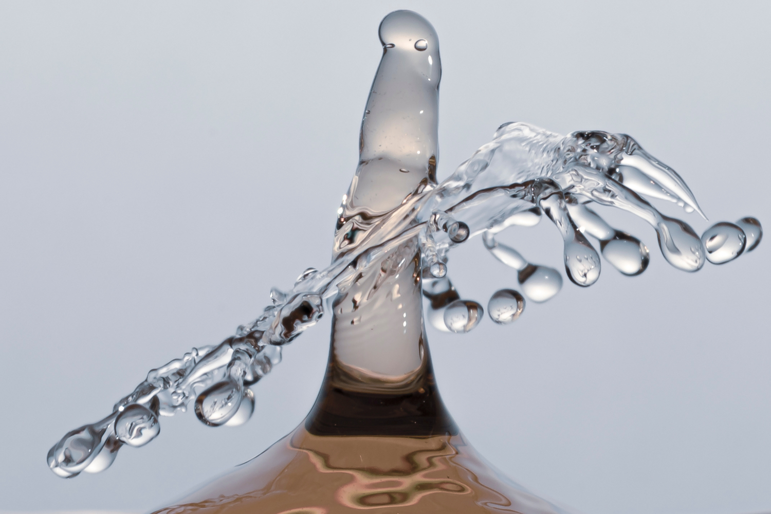 Nærbillede af vanddråbe.