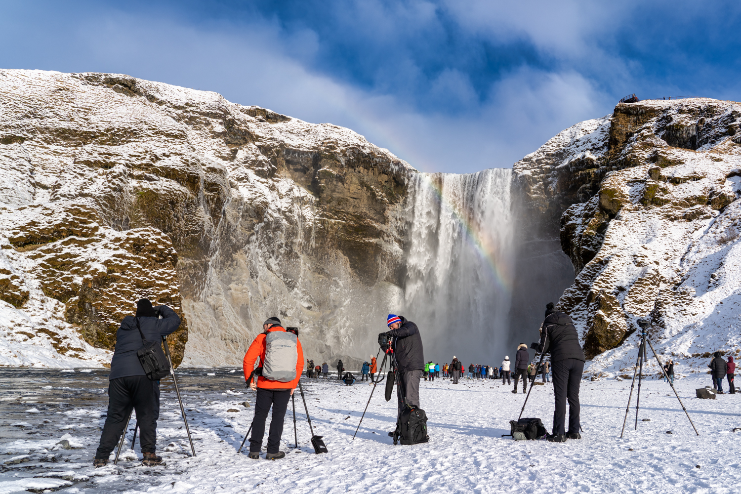 Landskap och fotografer i Island