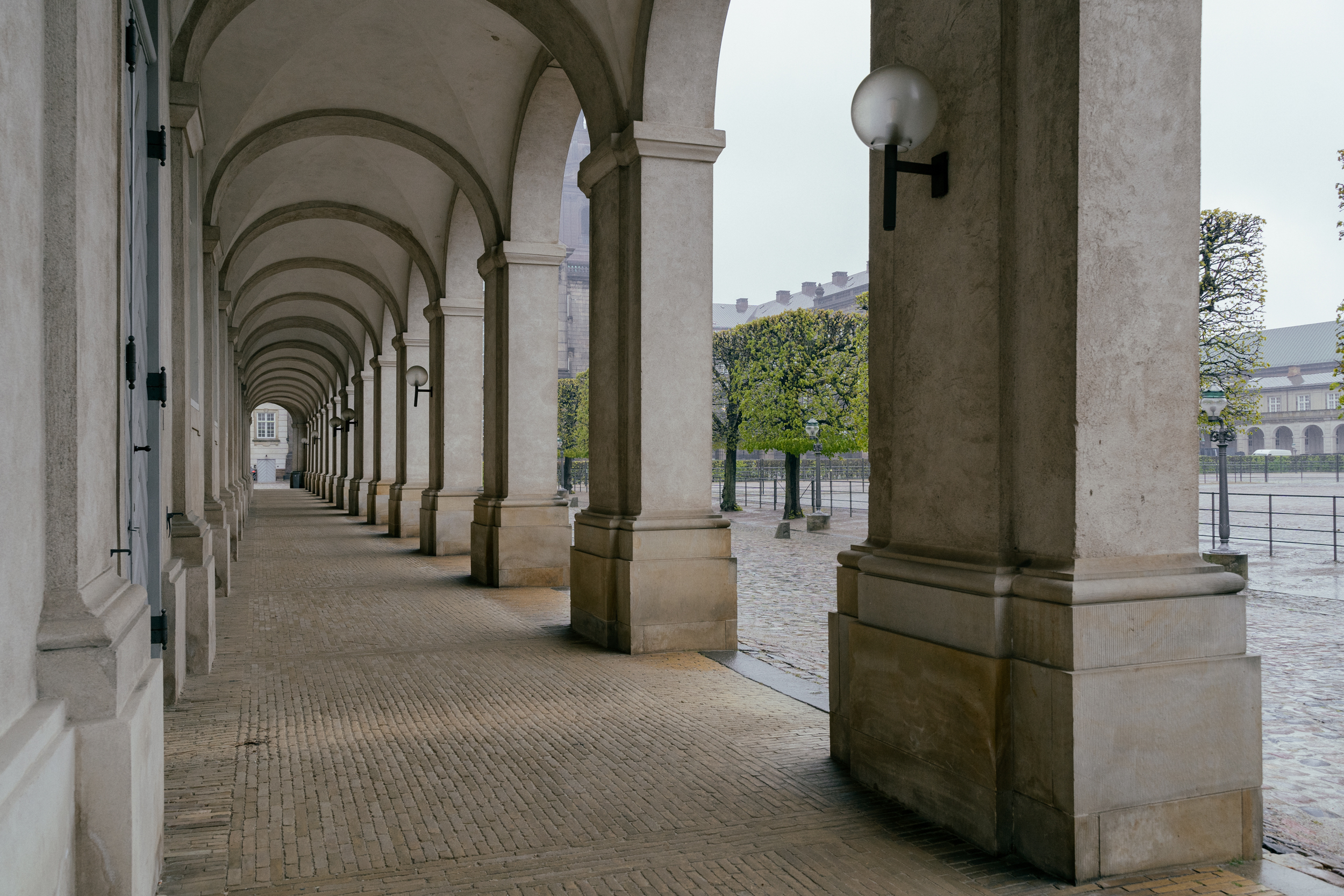 Pelargång fotograferad med vidvinkelobjektiv