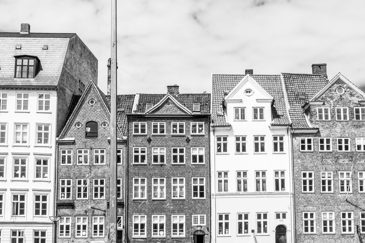 Gamle, fine hus i København