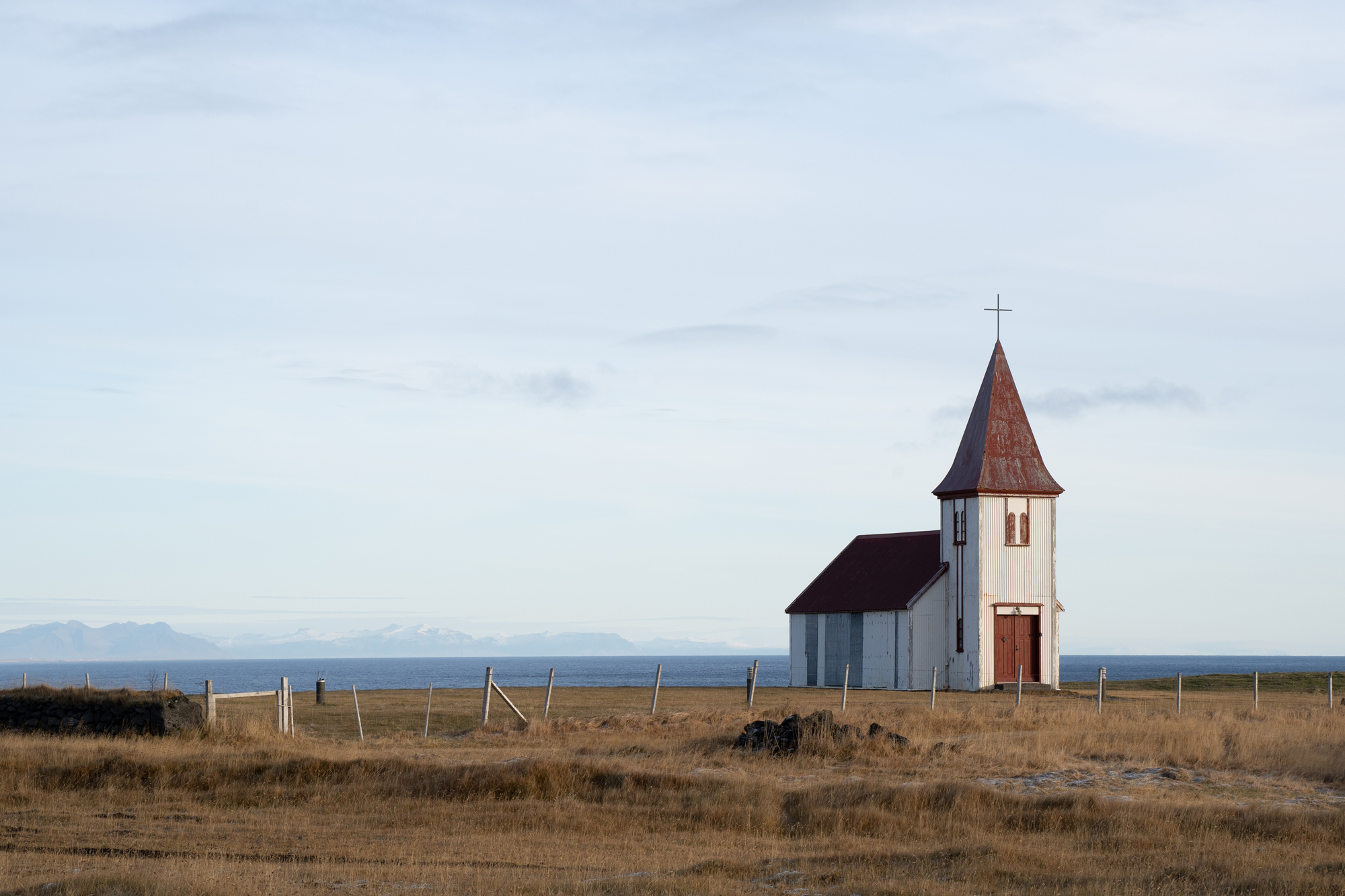 Billede af kirke i Island uredigeret