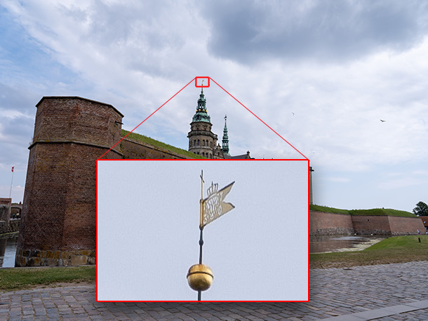 Detalje fra billedet taget med 102 mio. pixels.