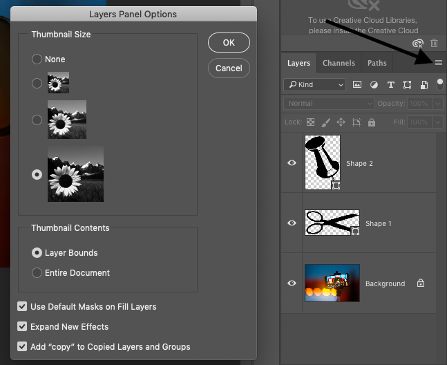 Skærmskud fra Photoshop