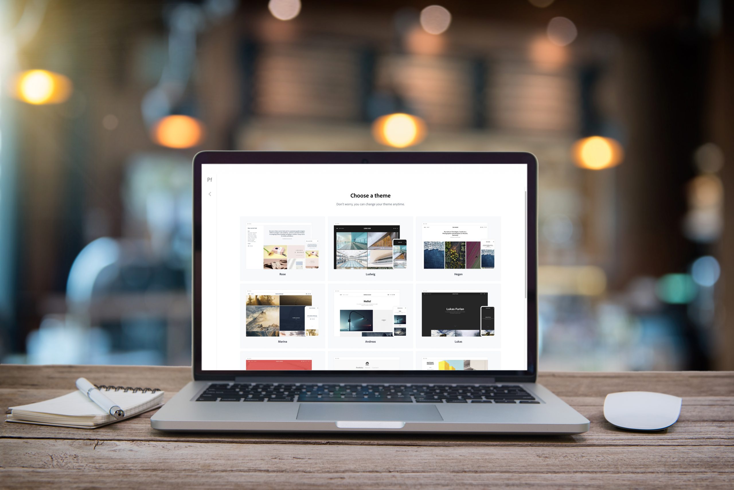 Kuvakaappaus Adobe Portfolio