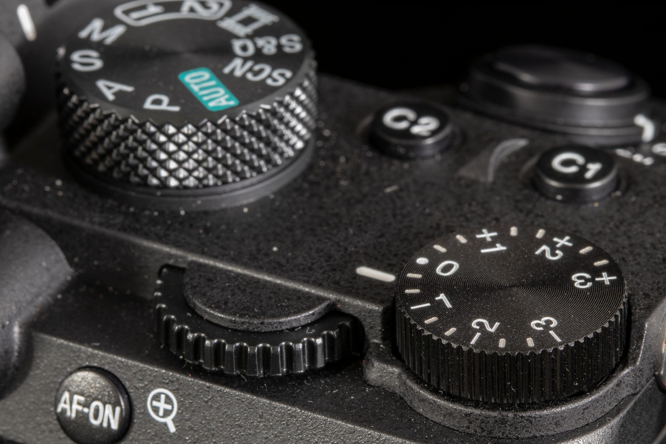 Et kamera med knappene C1 og C2