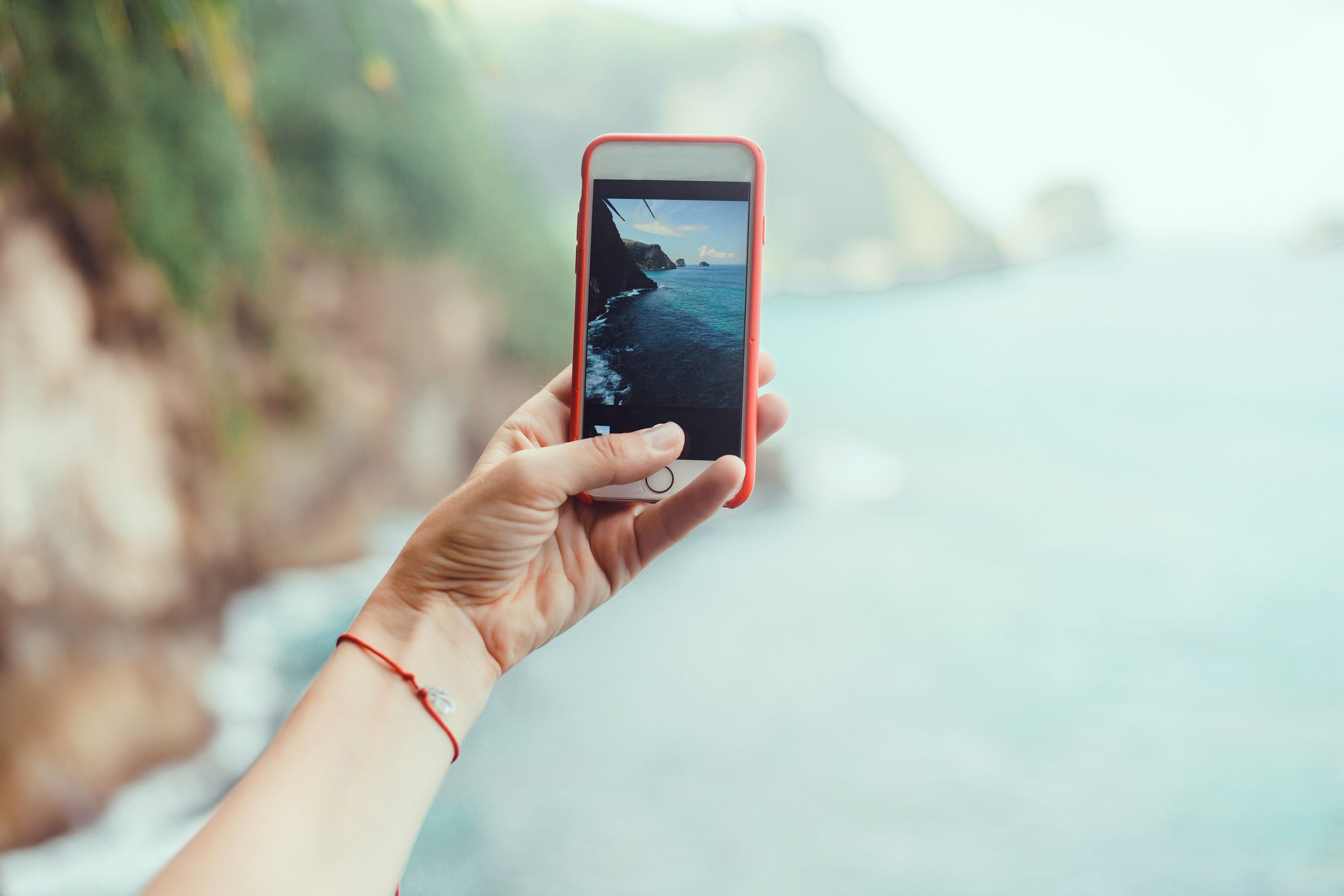 En iPhone taget et foto