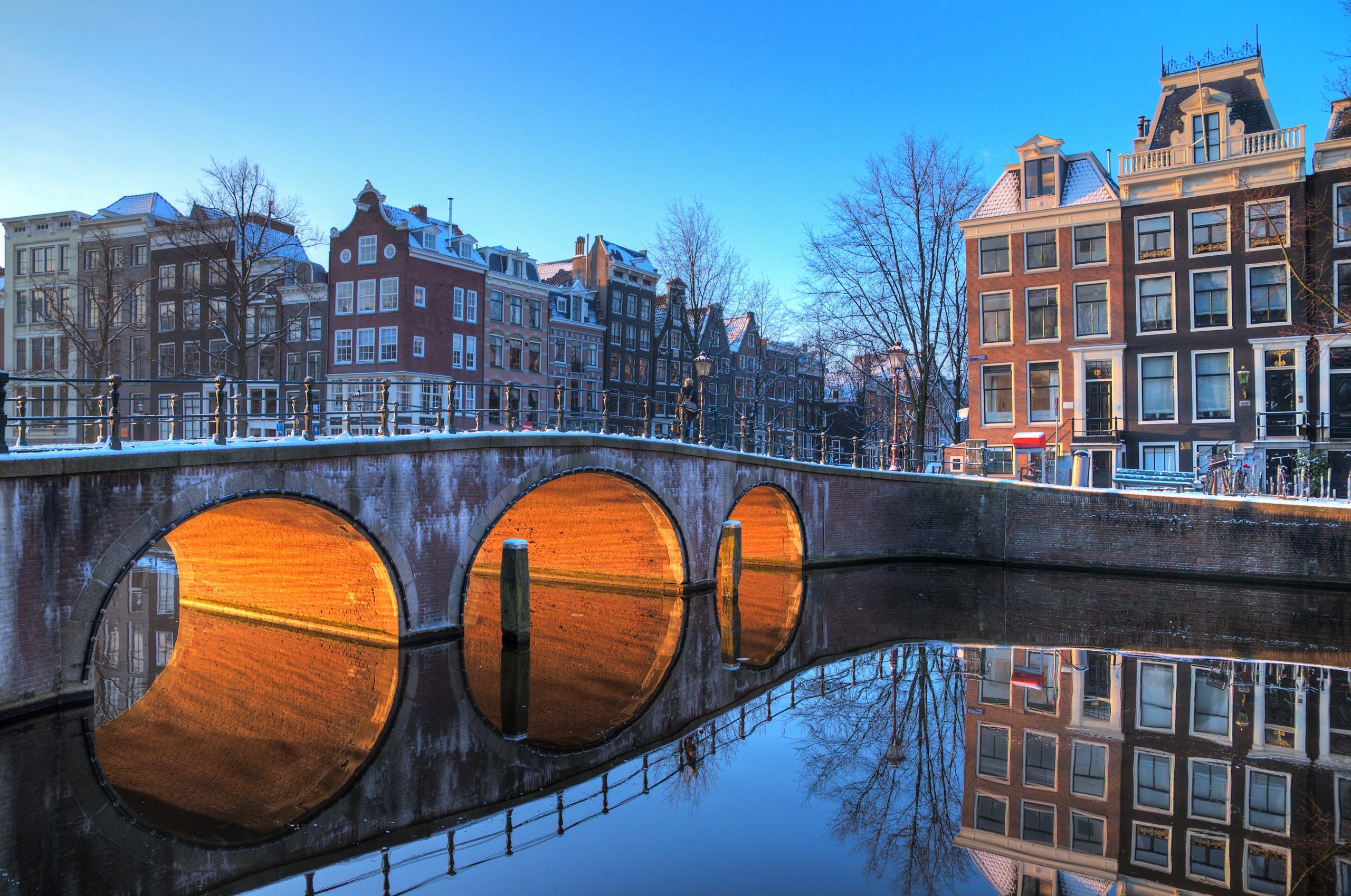 HDR-bild av Amsterdam