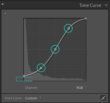 Tone Curve i Lightroom