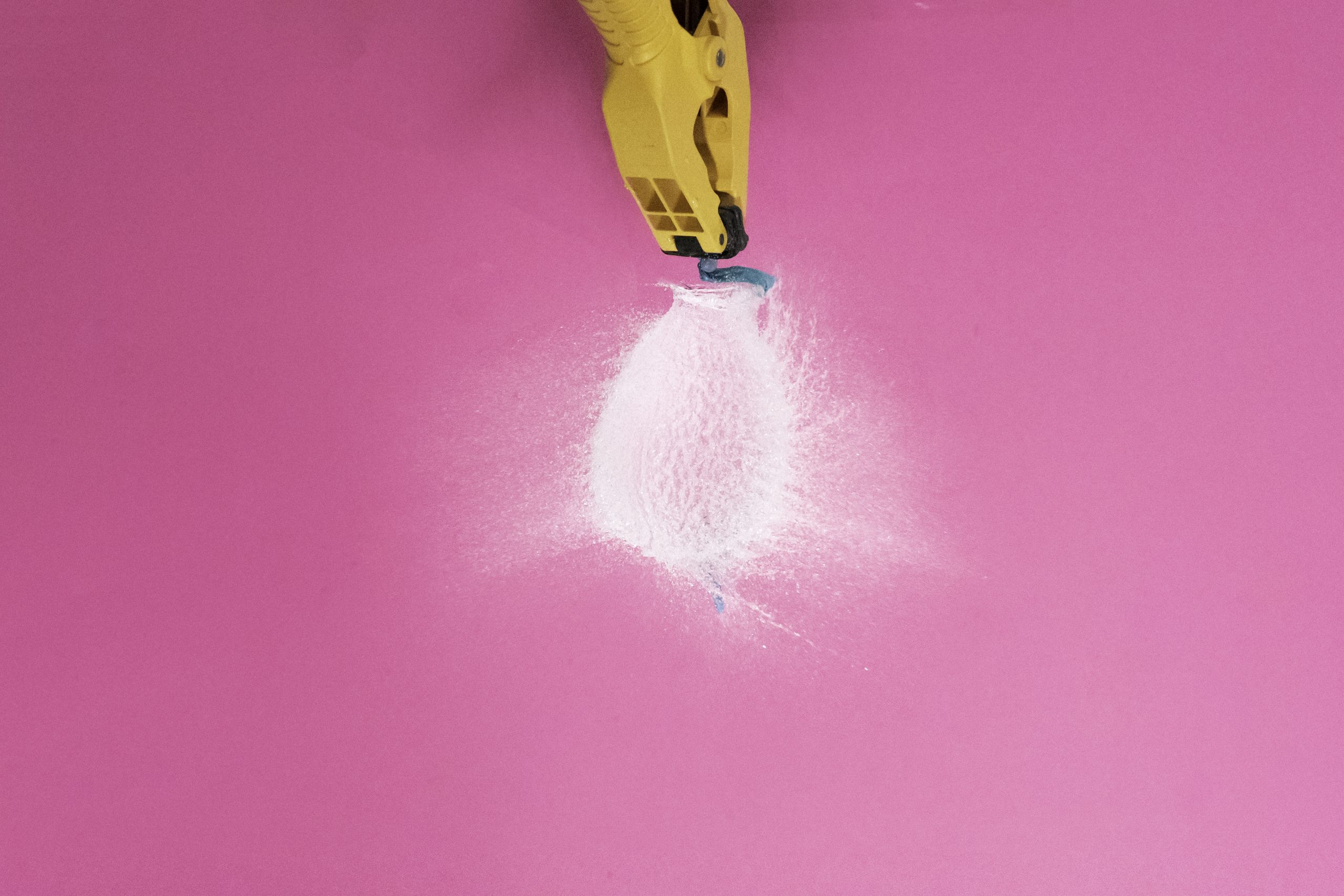 En vandballon der er sprunget