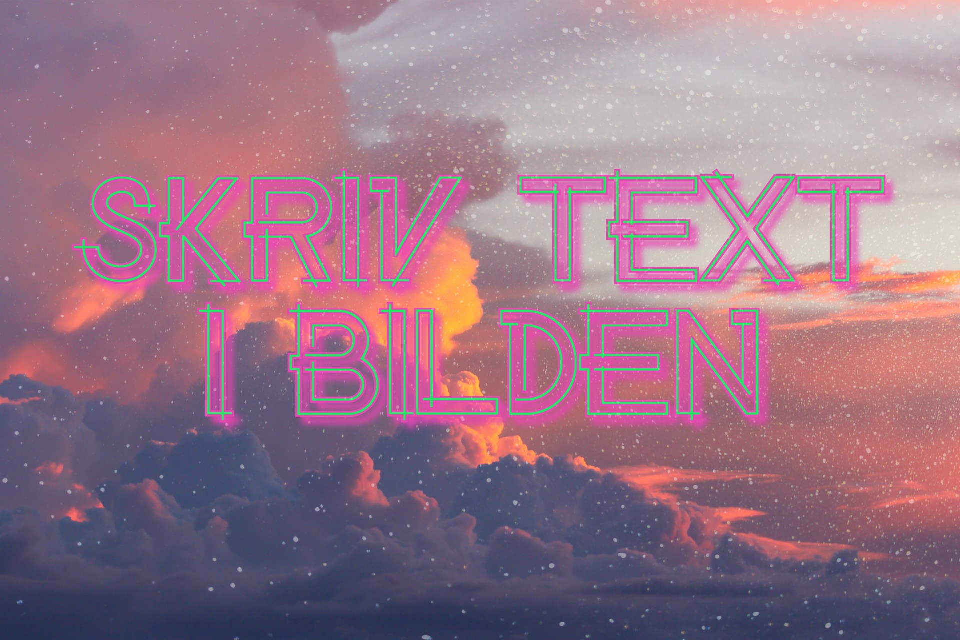 Skriv text i din bild