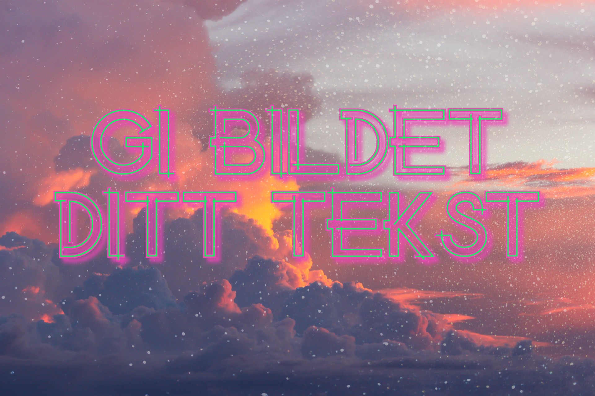 Skriv tekst på bildet ditt