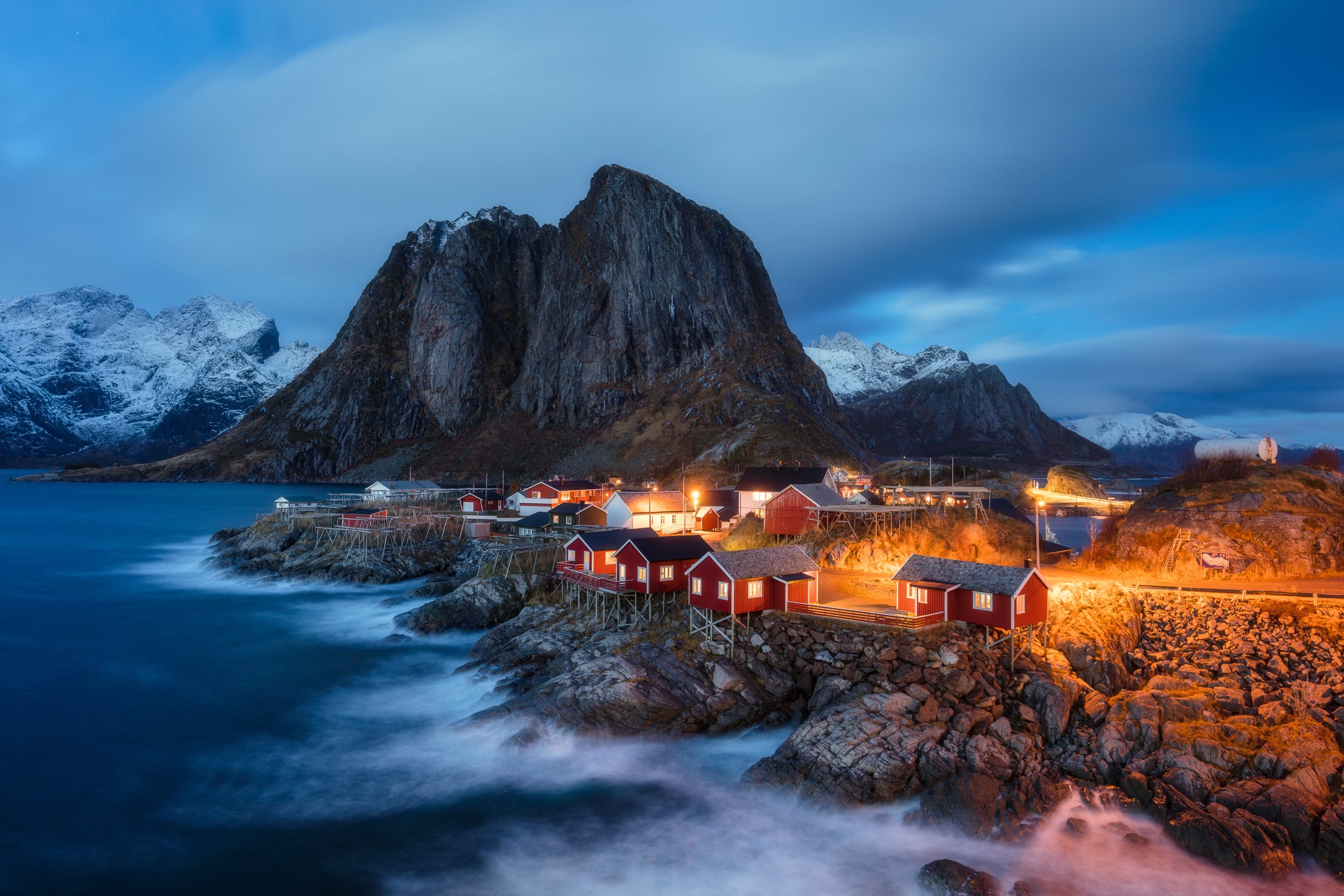 Bild från den blå timmen