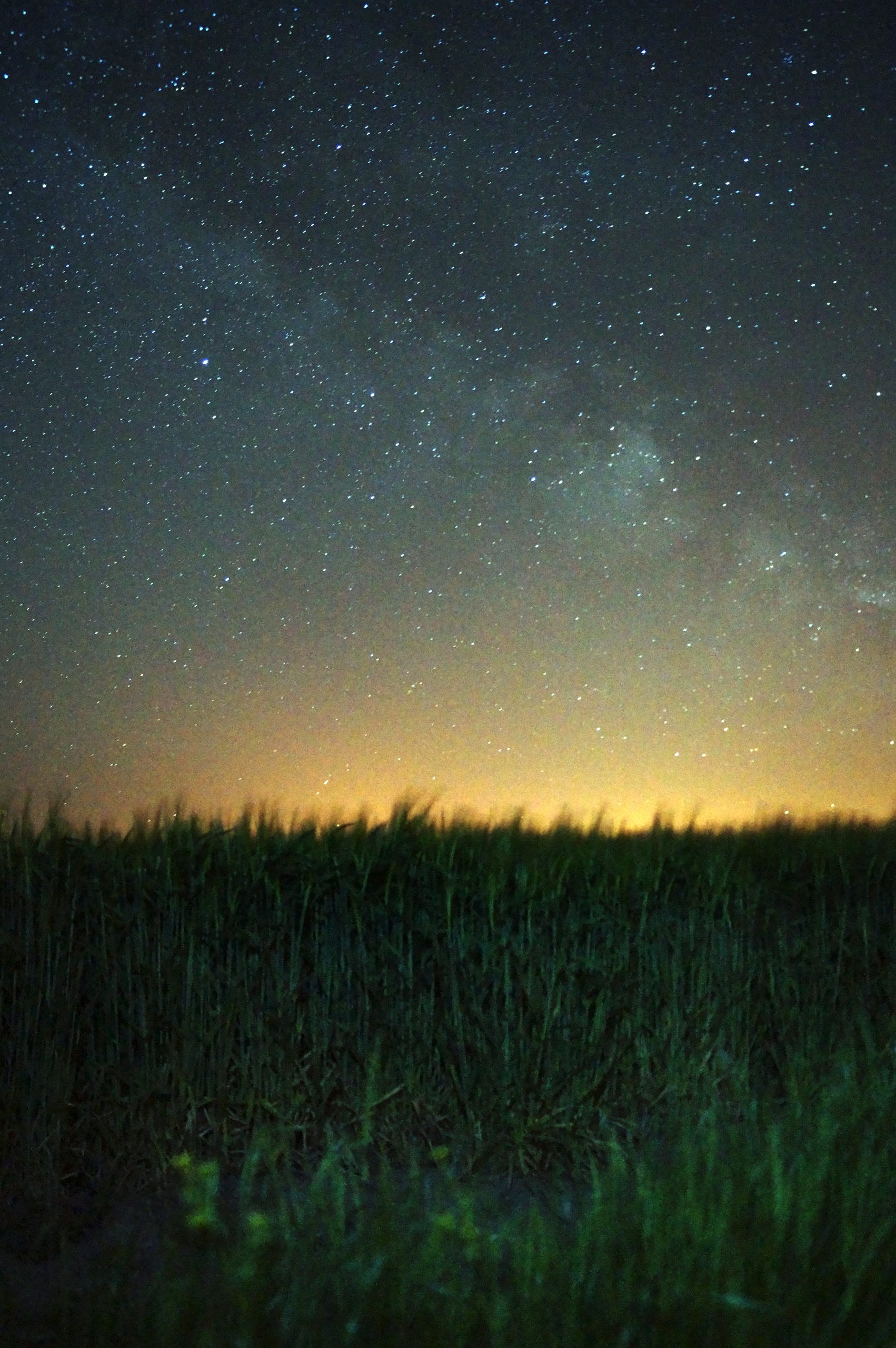 lysforurening og stjernehimmel