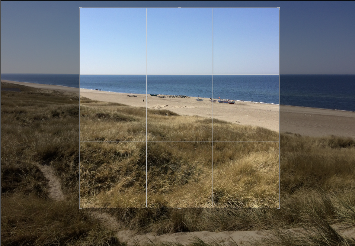 Kyststrekning ved havet