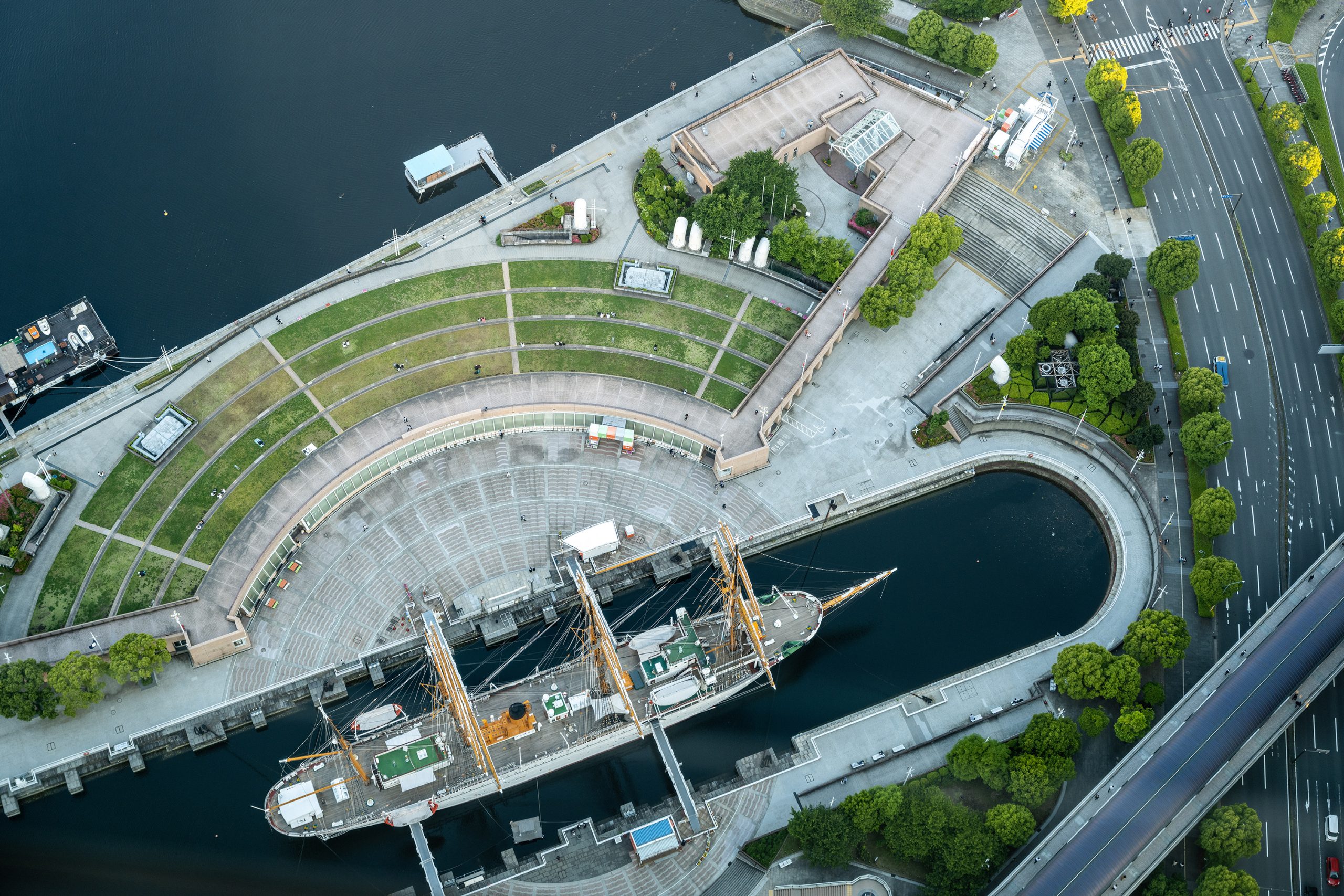 Segelfarkost från ovan