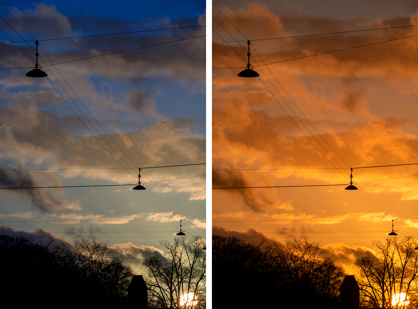 Landskapsbild bildbehandling Lightroom