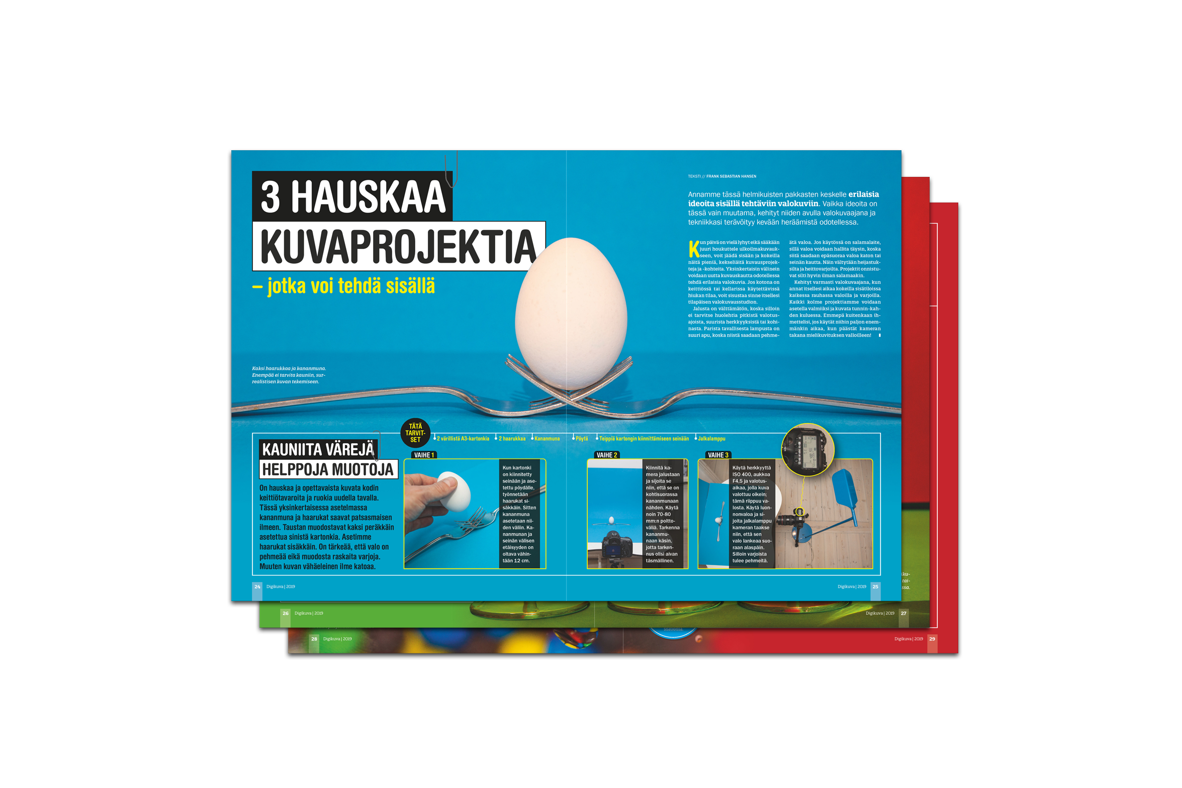 Digikuva hauskoja kuvausprojekteja oppaita