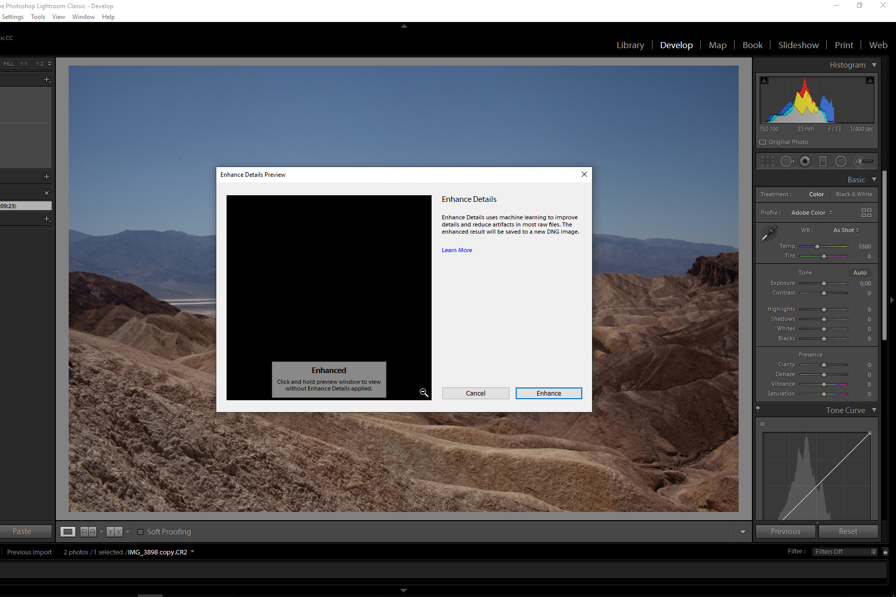 Lightroom ohjelmistopäivitys 8.2 helmikuu