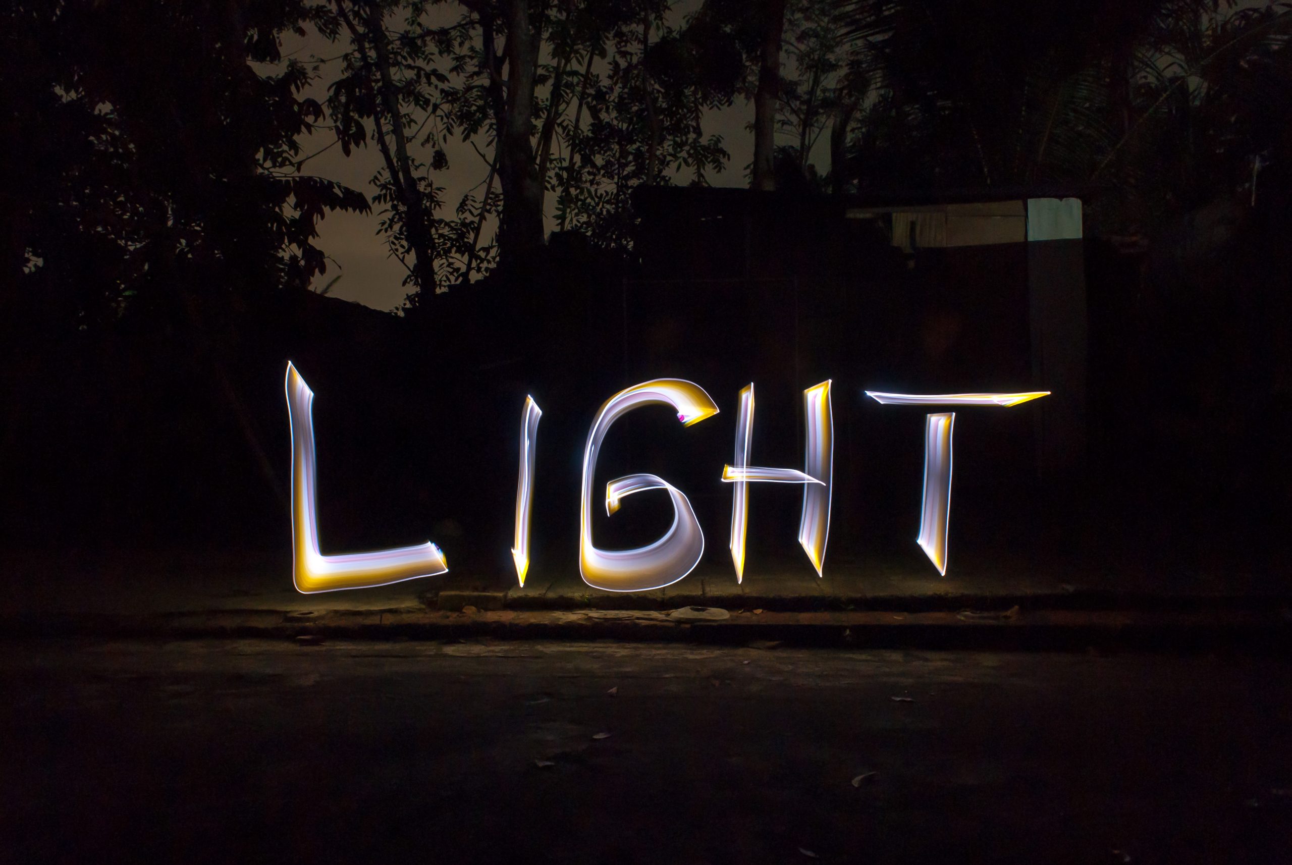 Ficklampor ljusmålning fotografi