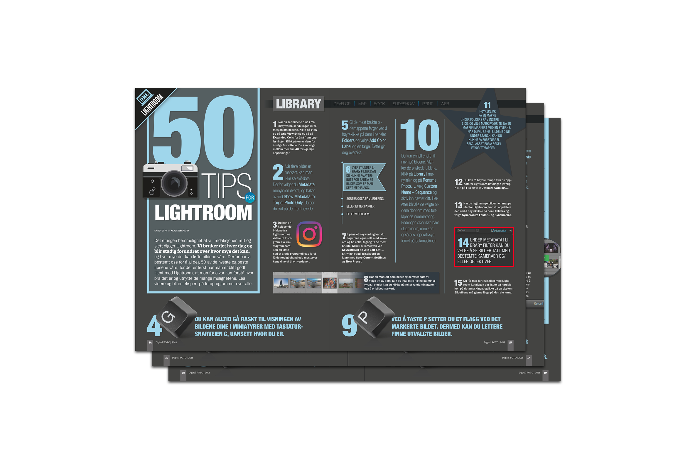 Digital FOTO nr. 17/2018 er et stort temanummer om Lightroom.