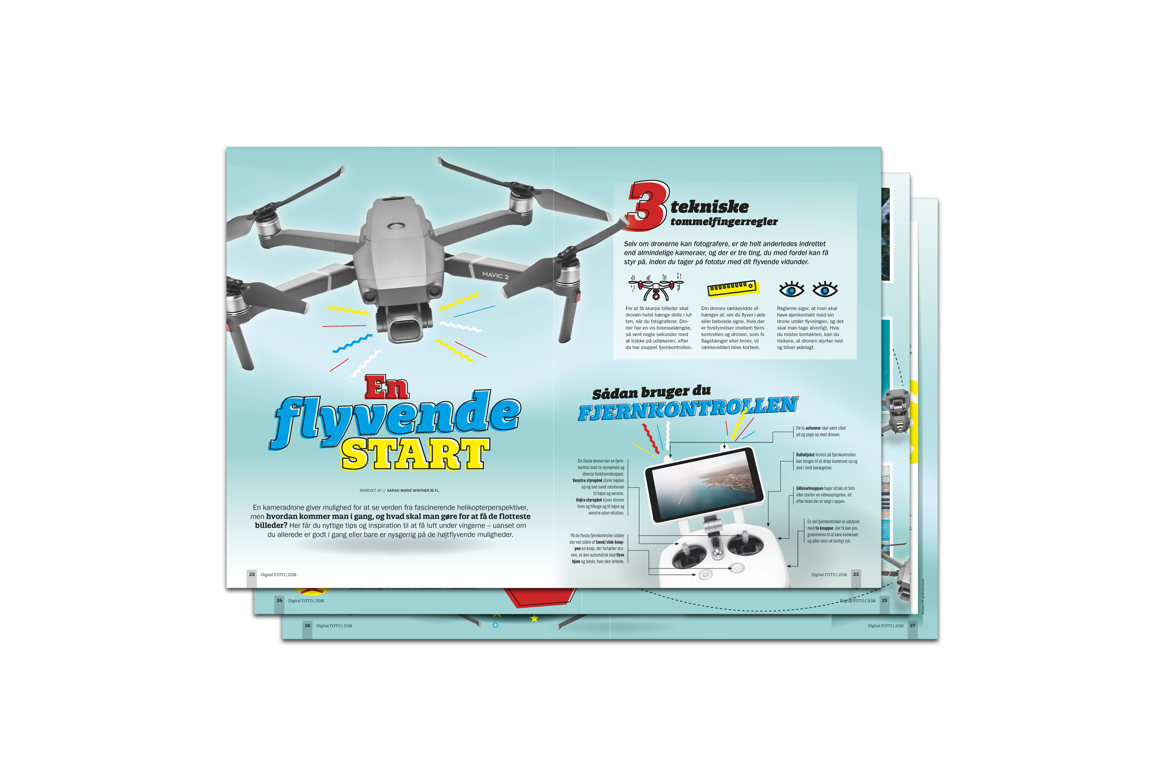 Digital FOTO nummer 16/2018 drone med kamera