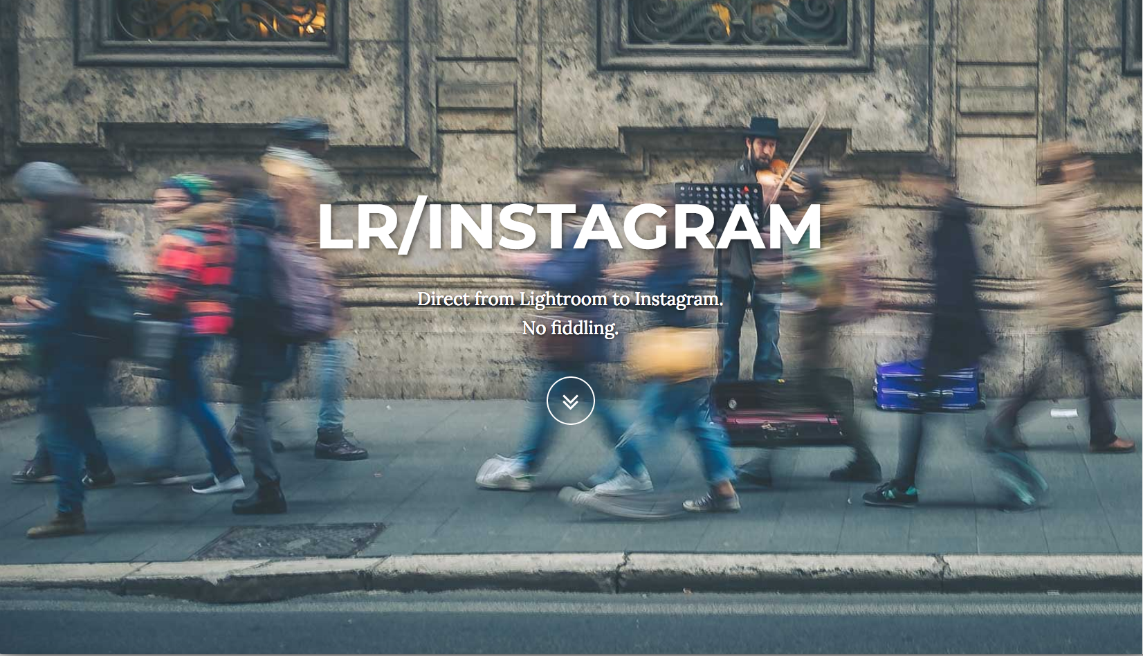 Skærmskud af LRInstagram