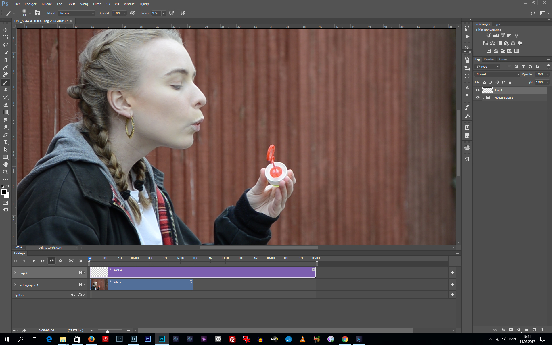 Cinemagraph tutorial i Photoshop