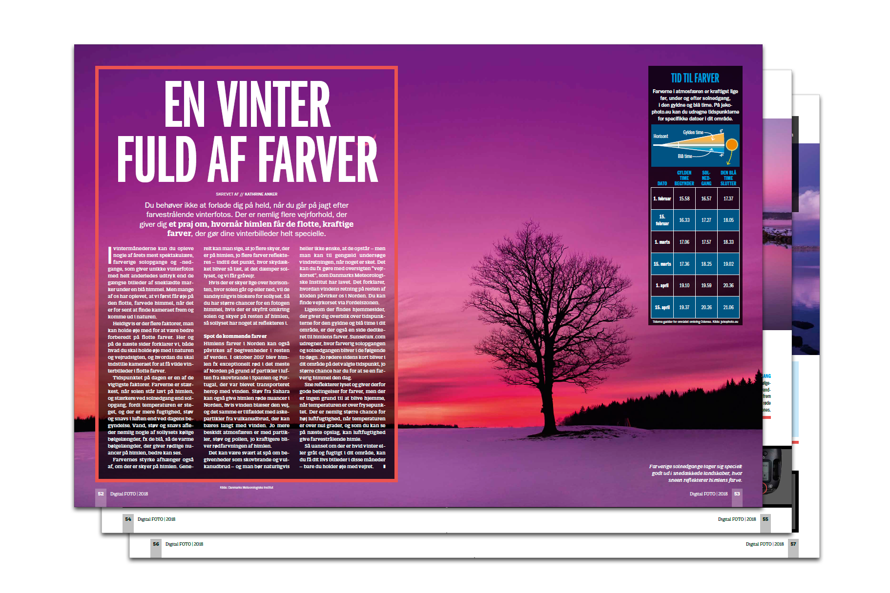 fotografer vinterens smukke farver