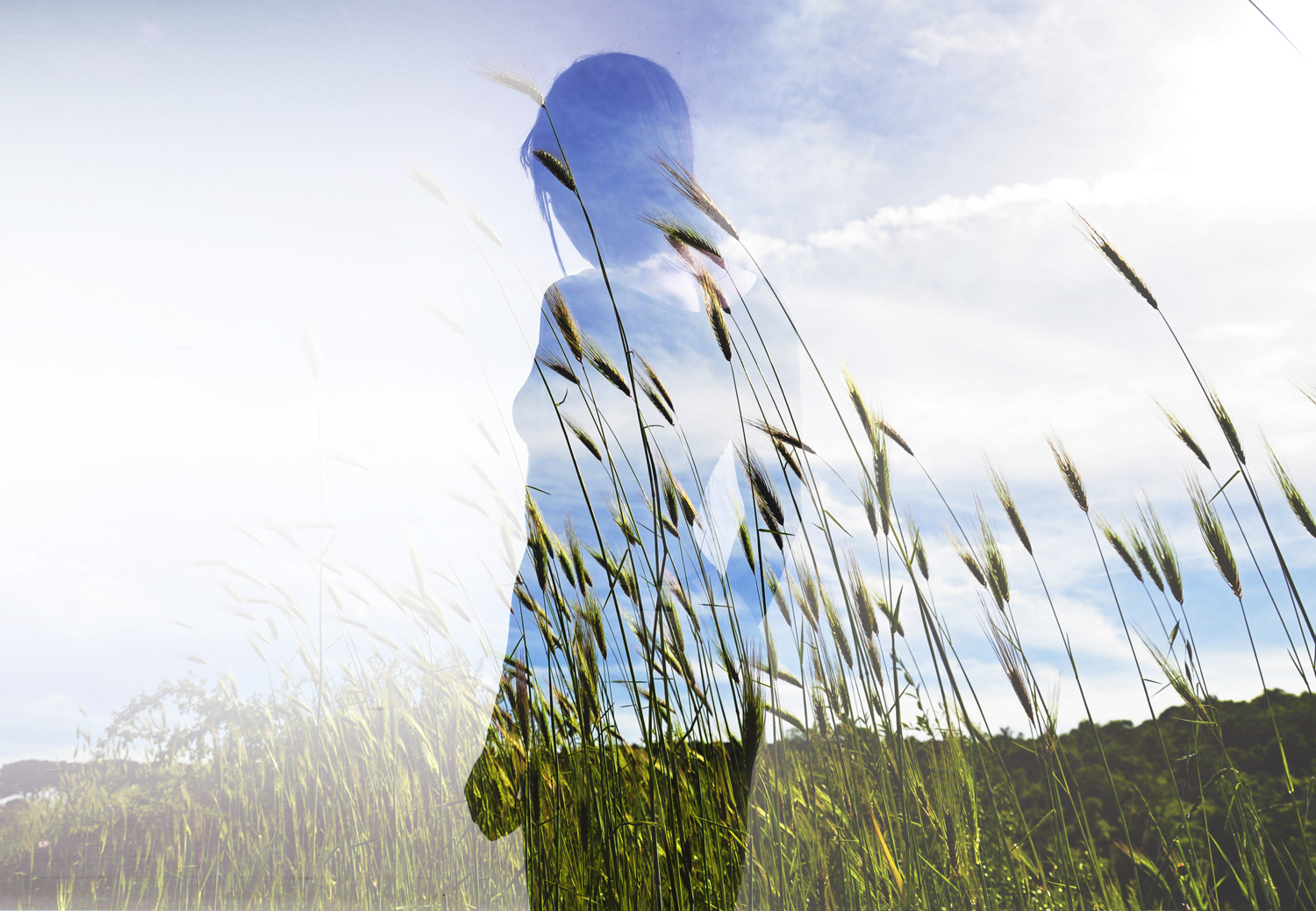 Dobbelteksponering som kunne ha vært laget med funksjonen Bildesandwich, der kameraet kombinerer to bilder fra minnekortet.