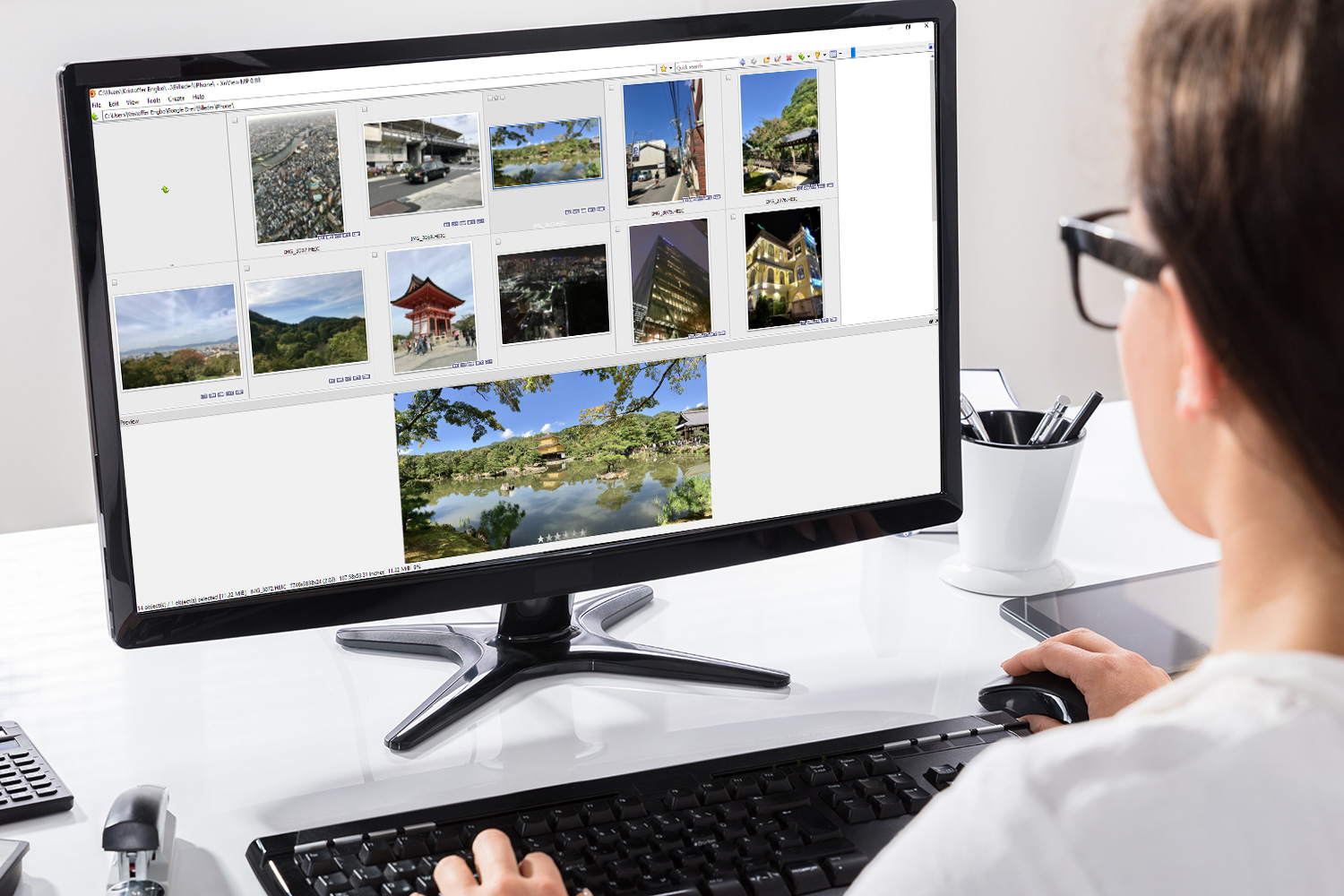 Programmet XnView MP gör det möjligt att öppna HEIF-filer i Windows. 