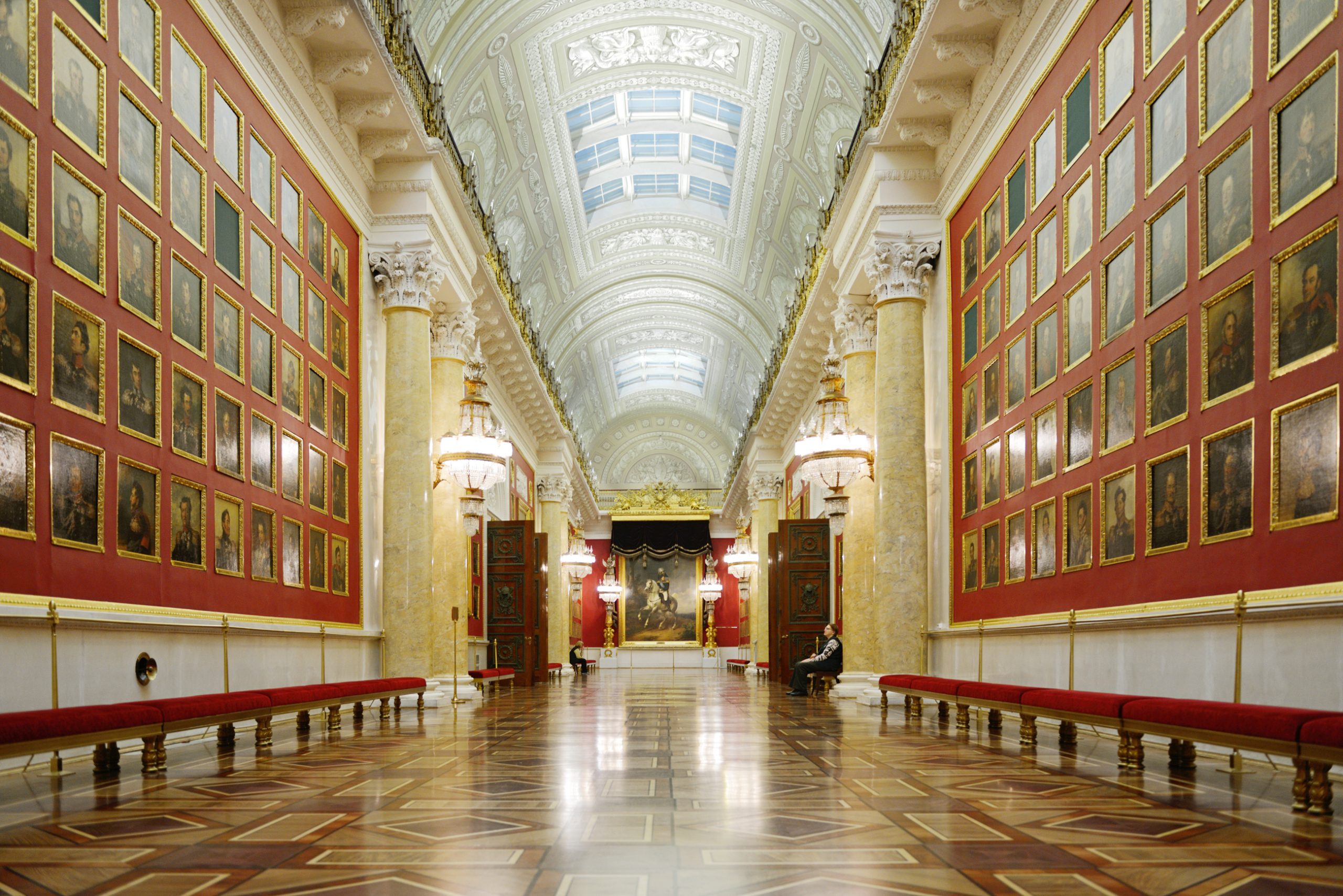 Symmetrisk bilde fra museum