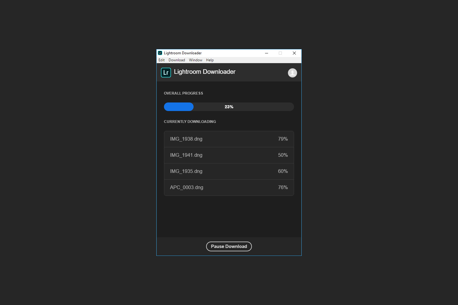 Lightroom Downloader