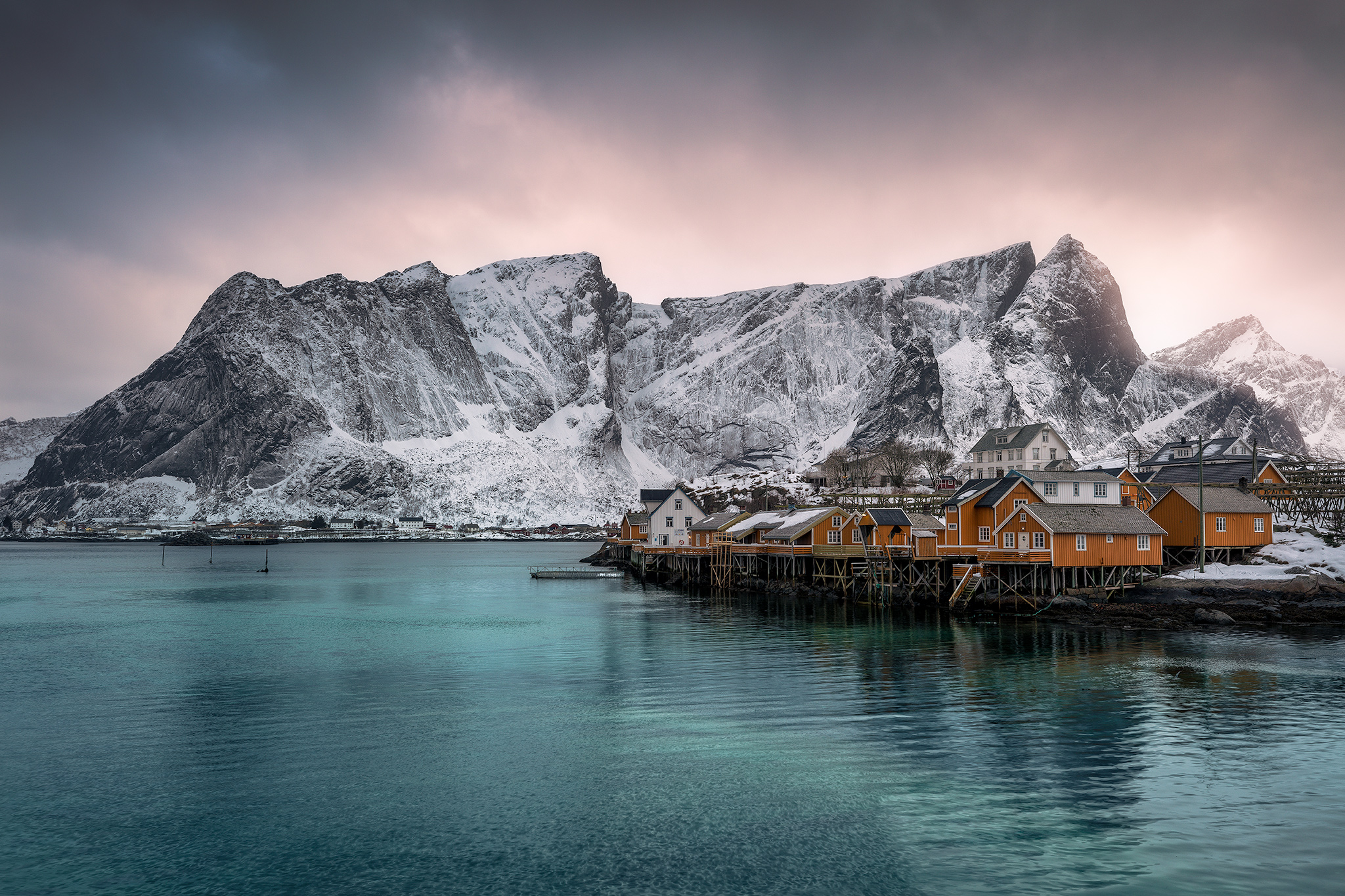 landskapsfoto Sakrisøya i Norge