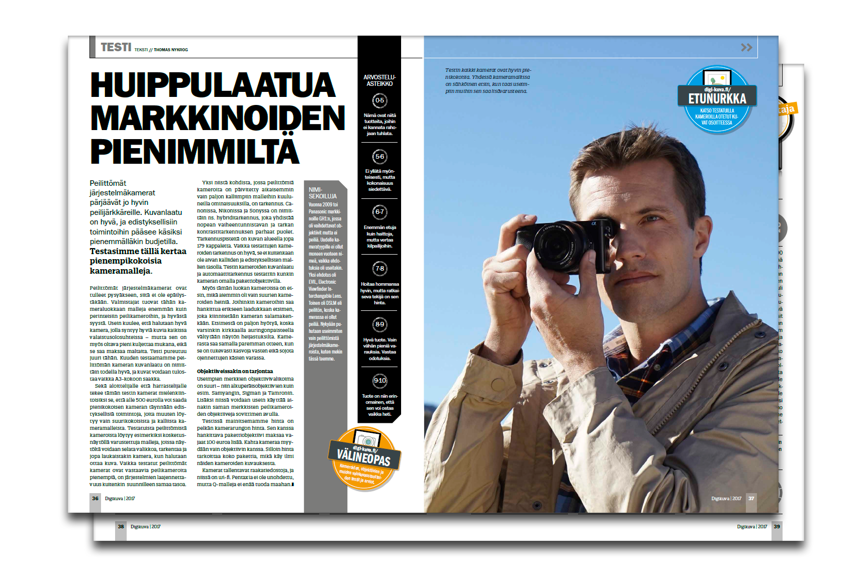 Huippulaatua pienillä kameroilla