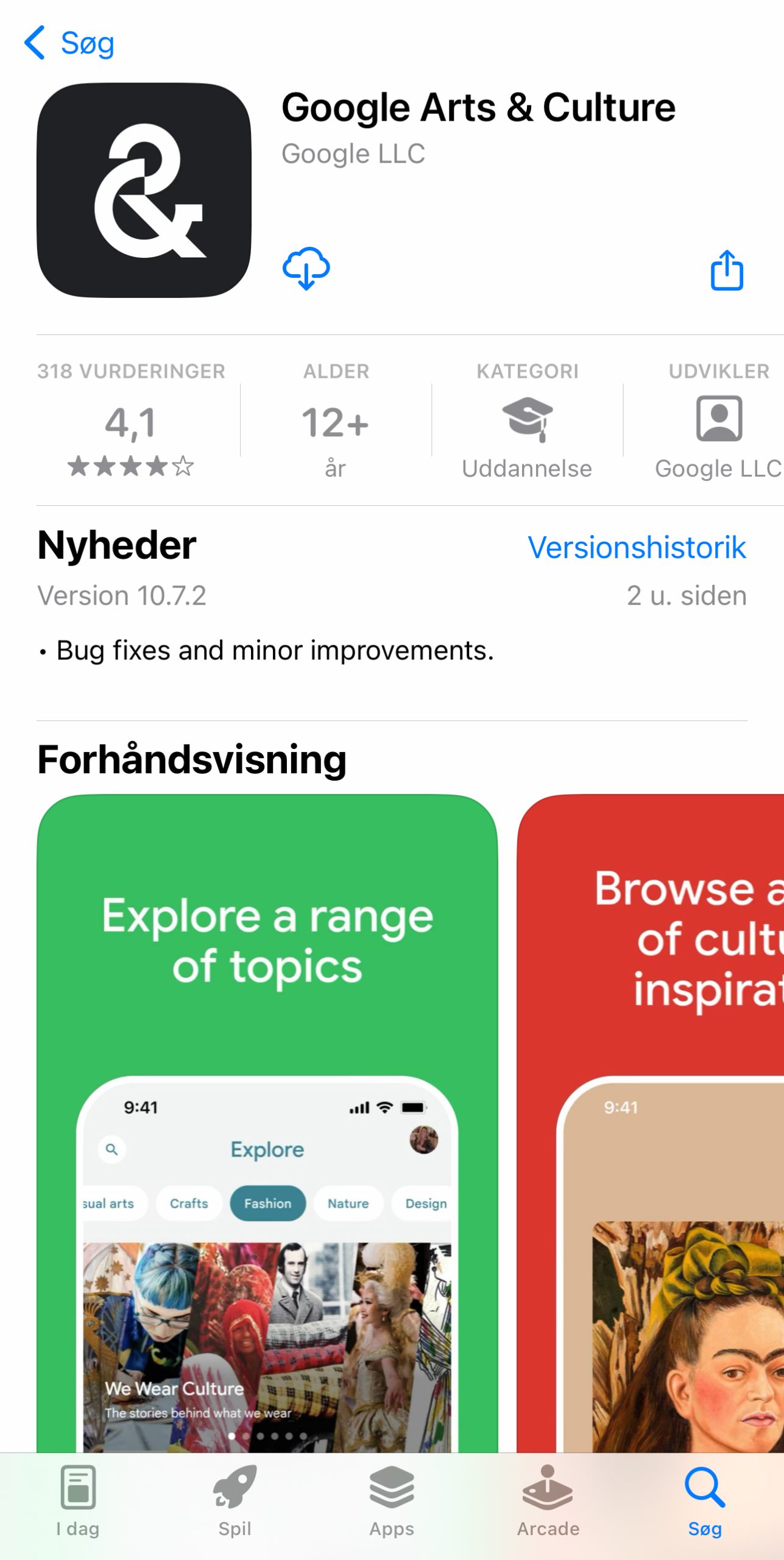 Appen er helt gratis