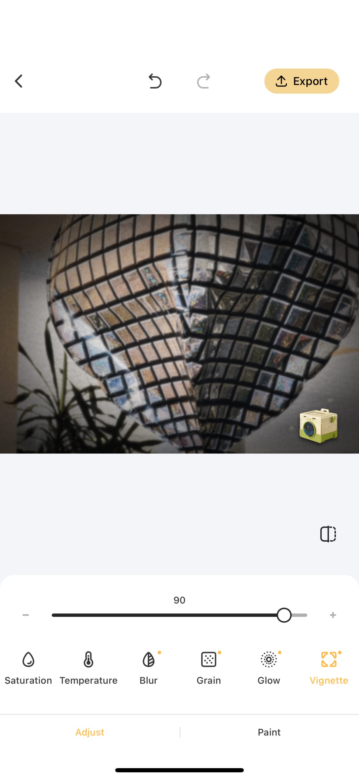 I OldRoll kan du også redigere bildene du har tatt i appen.