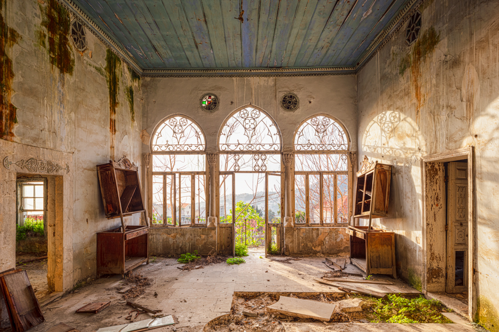 James Kerwins foto af forladt sted i Libanon.