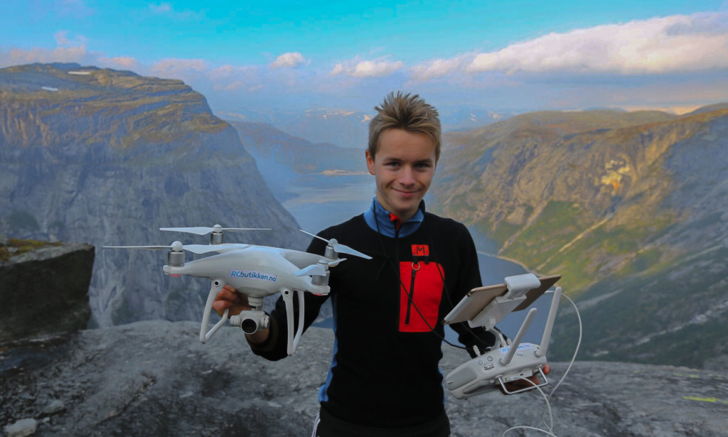 Simen Haughoms dronevideo tok av på nettet