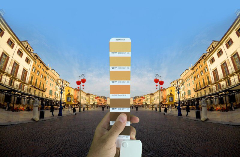 Pantone-värejä todellisessa ympäristössä