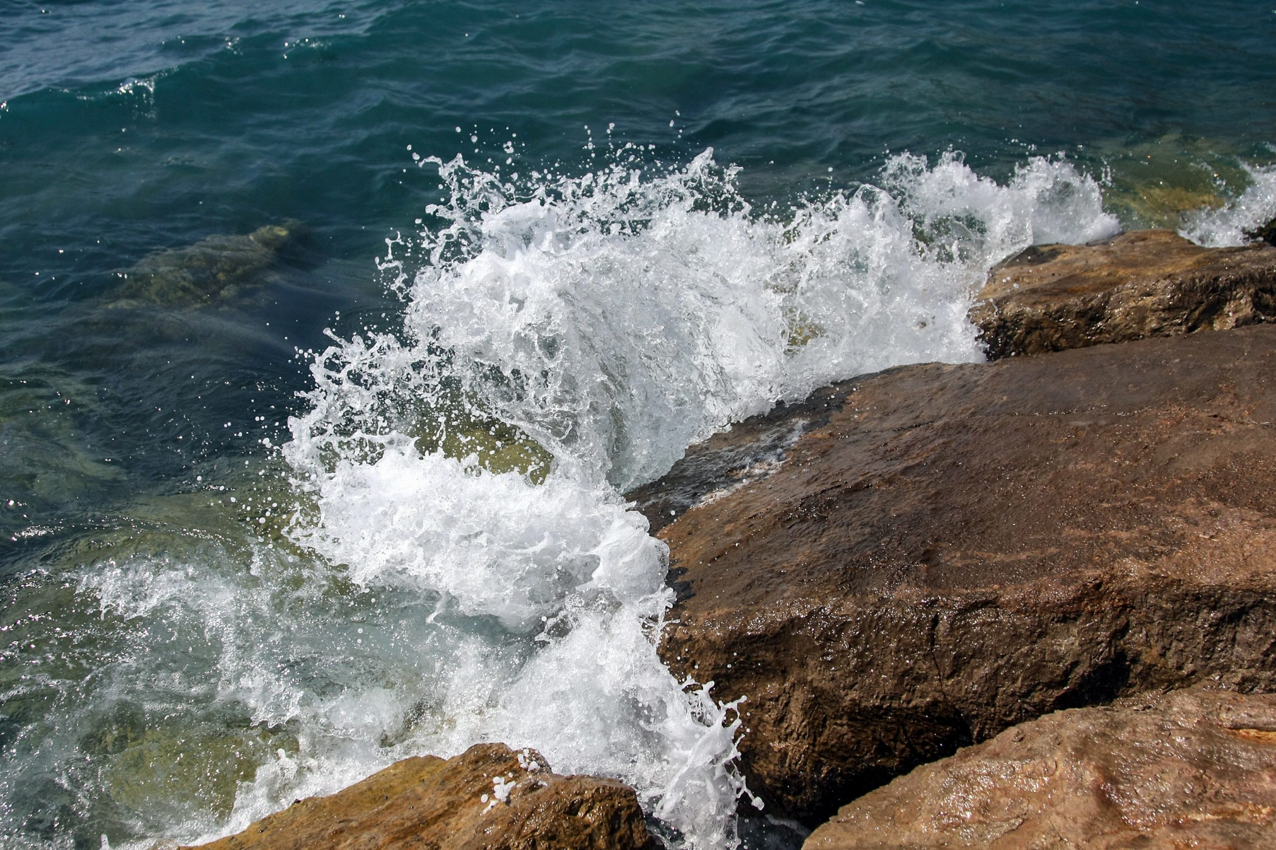 Fotografera vattnet vid stranden