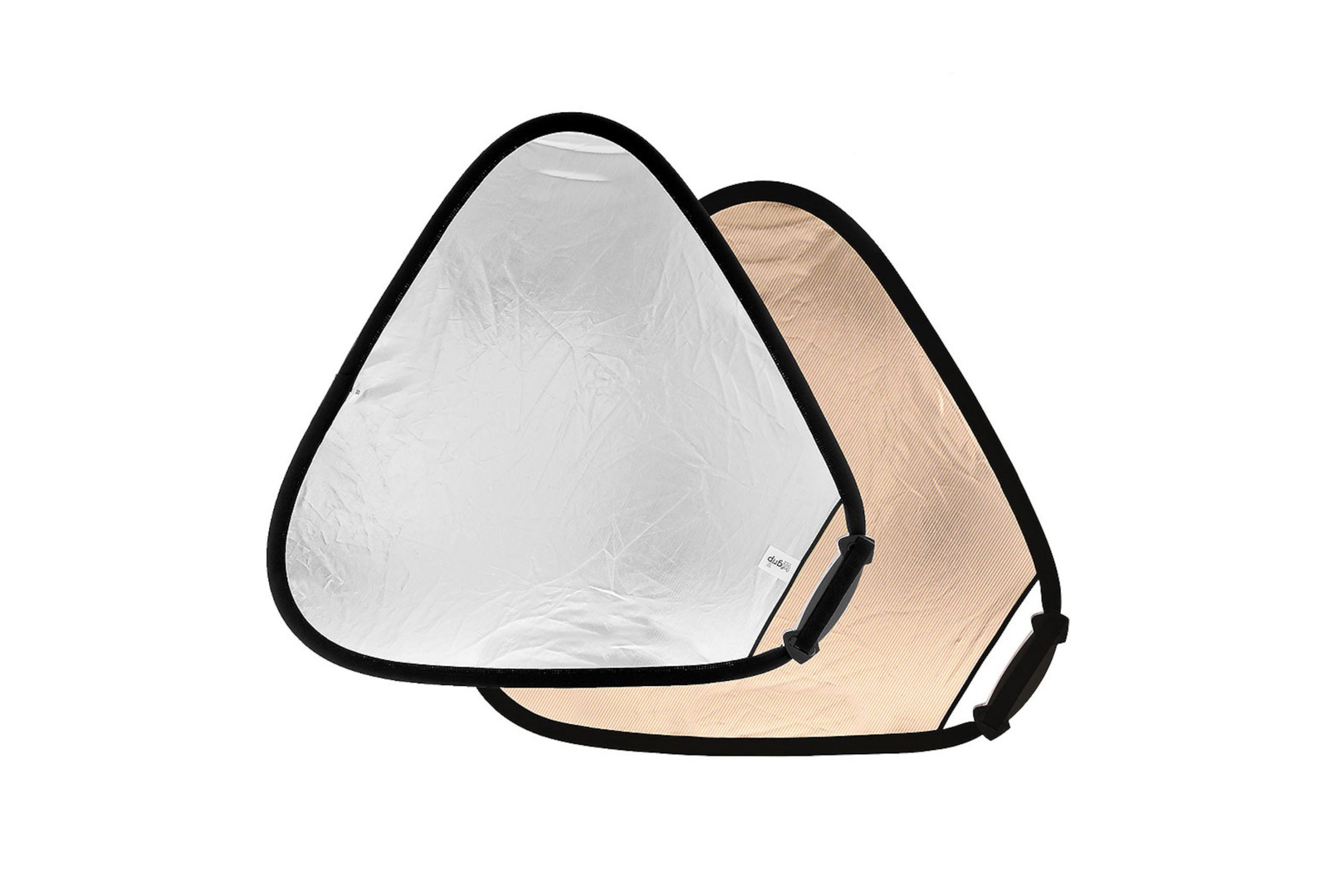 Reflektor med guld- och silveryta