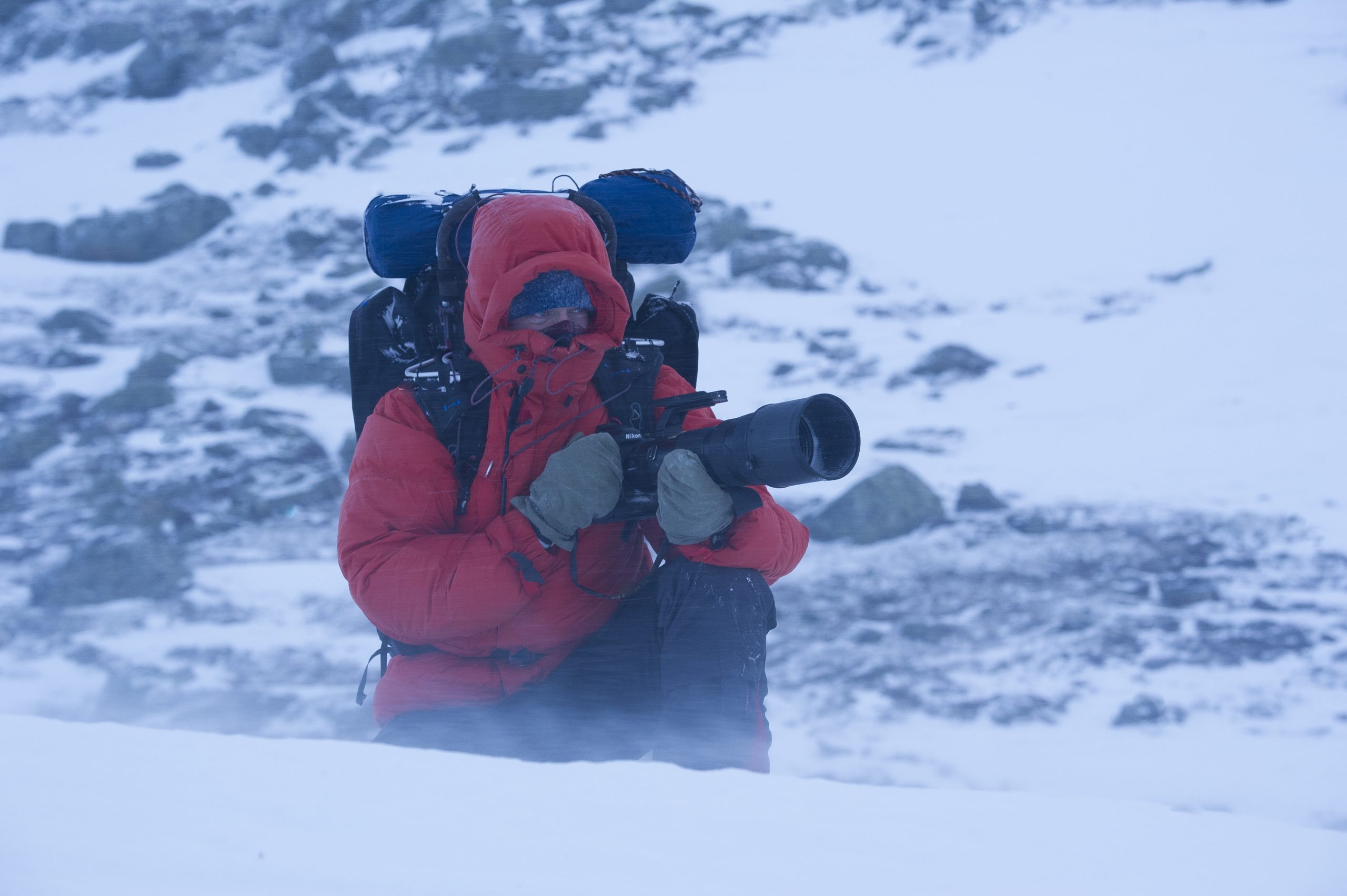 Morten Hilmer fotograferar i Arktis
