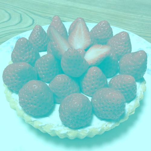 Ei punaisia mansikoita tässä kuvassa