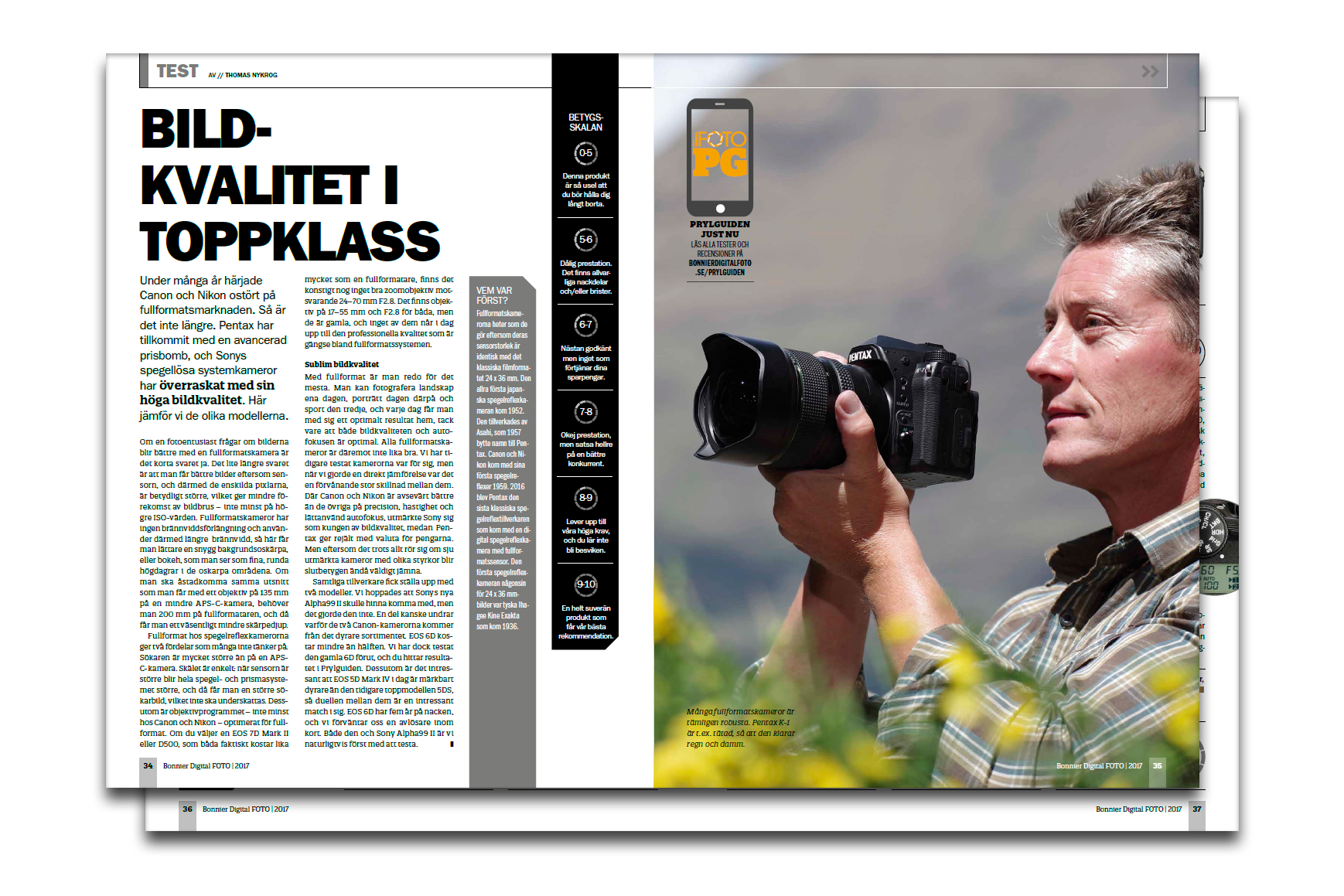 Bonnier Digital FOTO testar 7 fullformatskameror