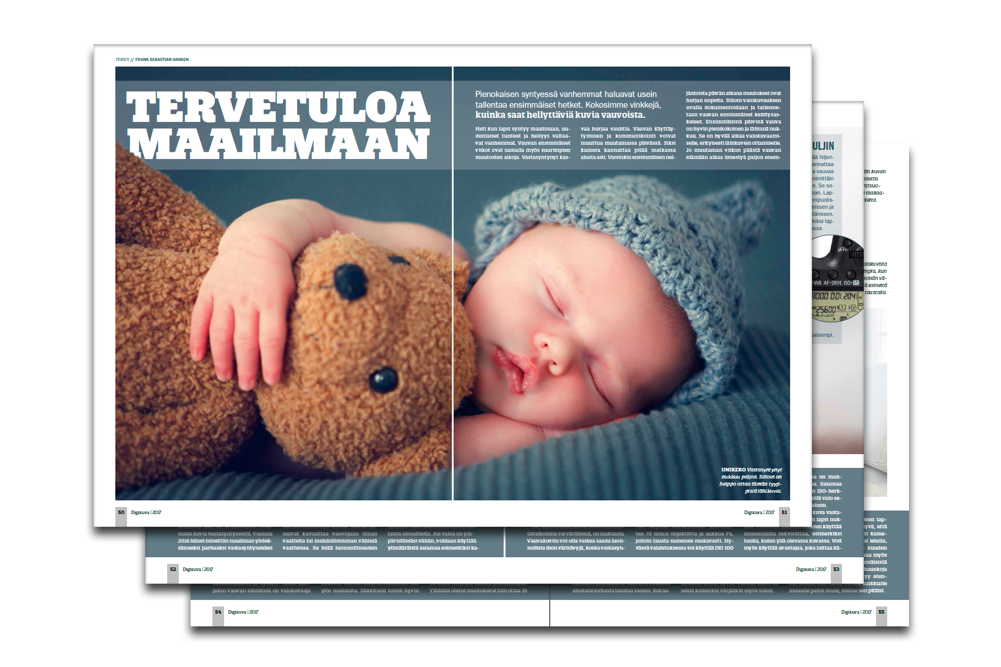 Hellyttäviä vauvakuvia